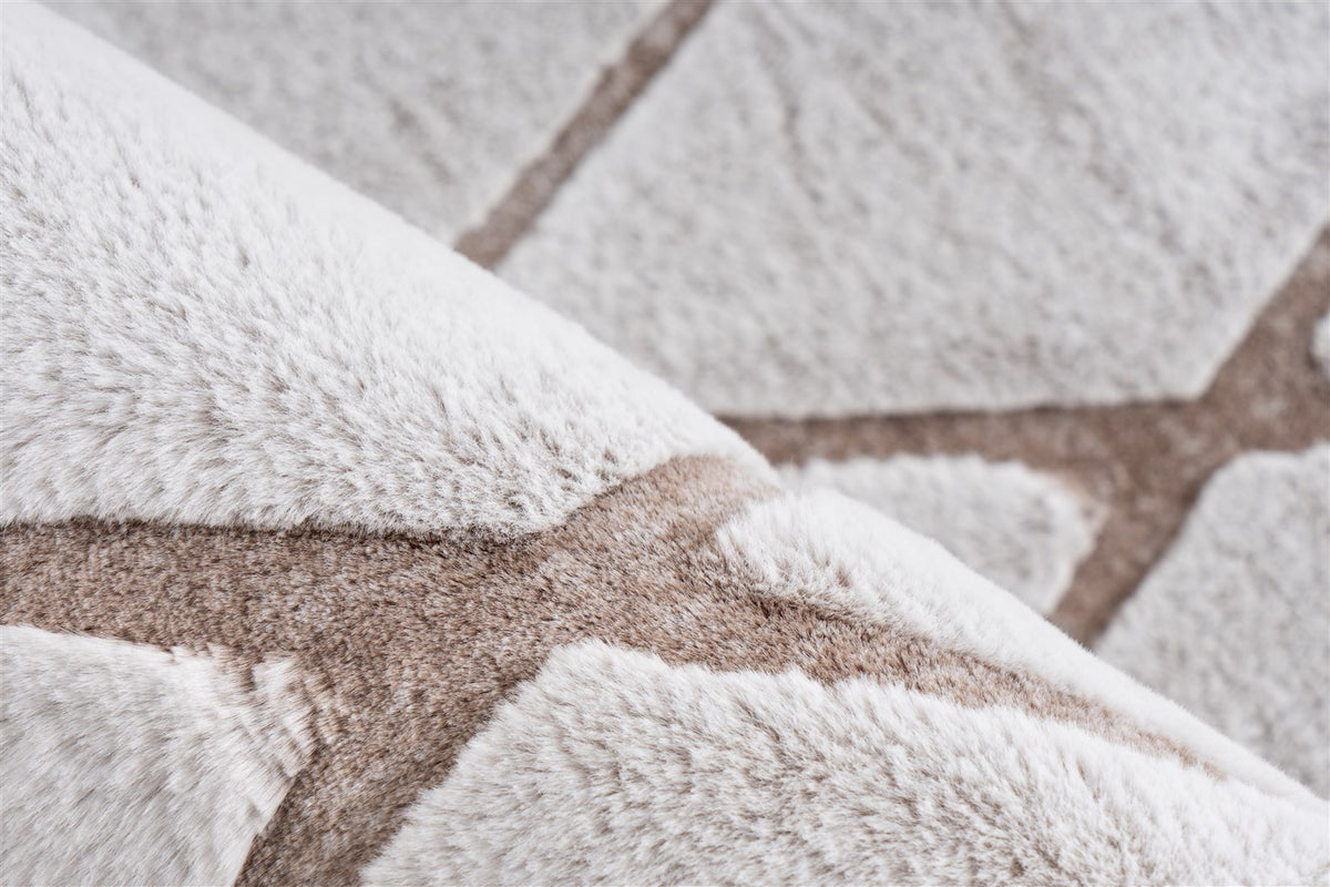 Vivica 225 Weiß / Taupe