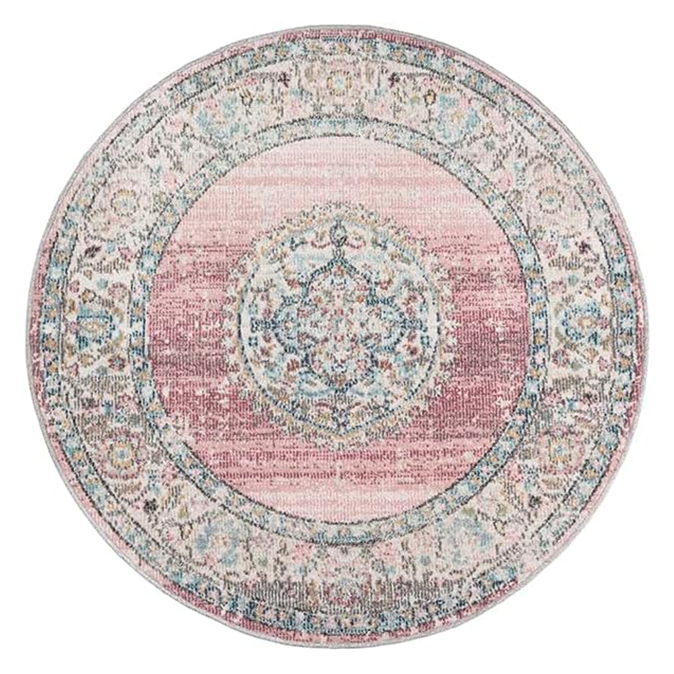 In- & Outdoor Teppich Salsa 20053 55 Pink – Rund