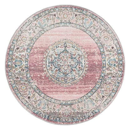 In- & Outdoor Teppich Salsa 20053 55 Pink – Rund
