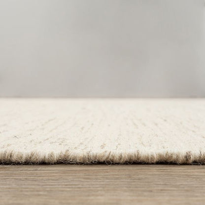 Scandic Boho Natur handgewebter Wollteppich, 1075 Cream-Beige