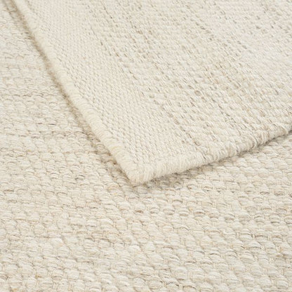 Scandic Boho Natur handgewebter Wollteppich, 1075 Cream-Beige