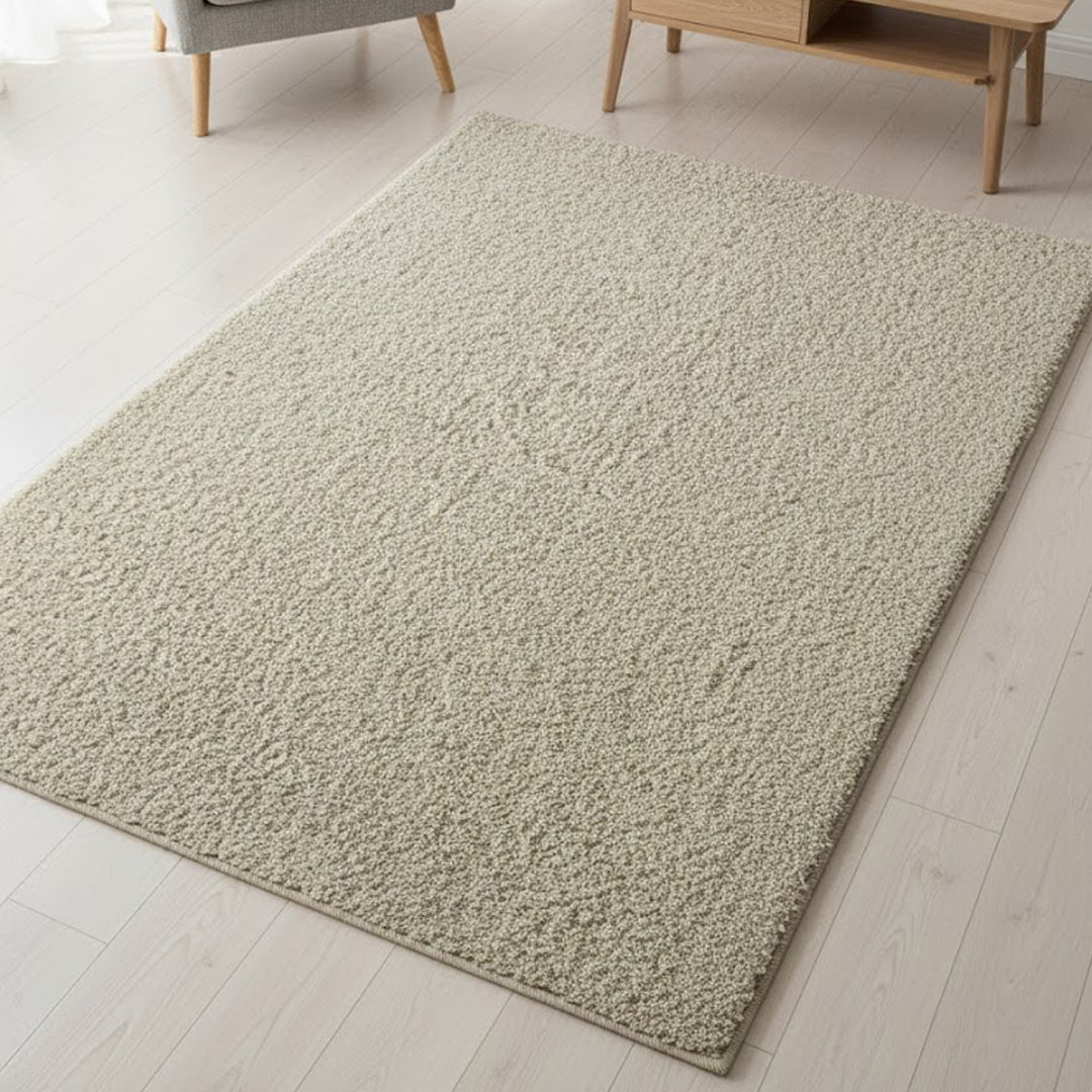 Teppich Soli Shaggy - Waschbares Hochflor Teppich, 8010 70-Beige