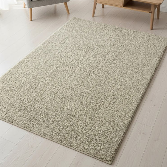Teppich Soli Shaggy - Waschbares Hochflor Teppich, 8010 70-Beige