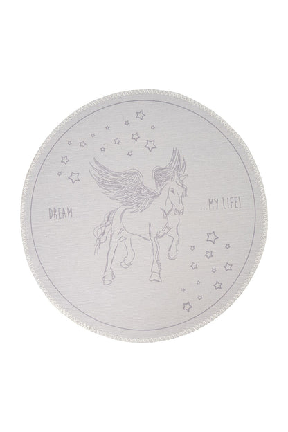 Bambini 225 Grau Ø 160cm RUND