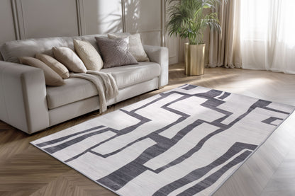 Bluster 325 Silber 120 x 170 cm