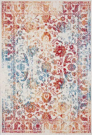 Sanat Teppich, Vintage 1606 White