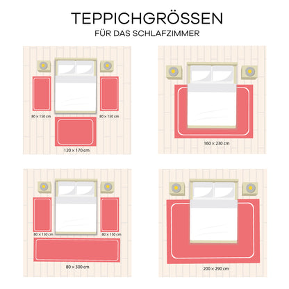 Teppich Hochflor Loft 37 10 Red