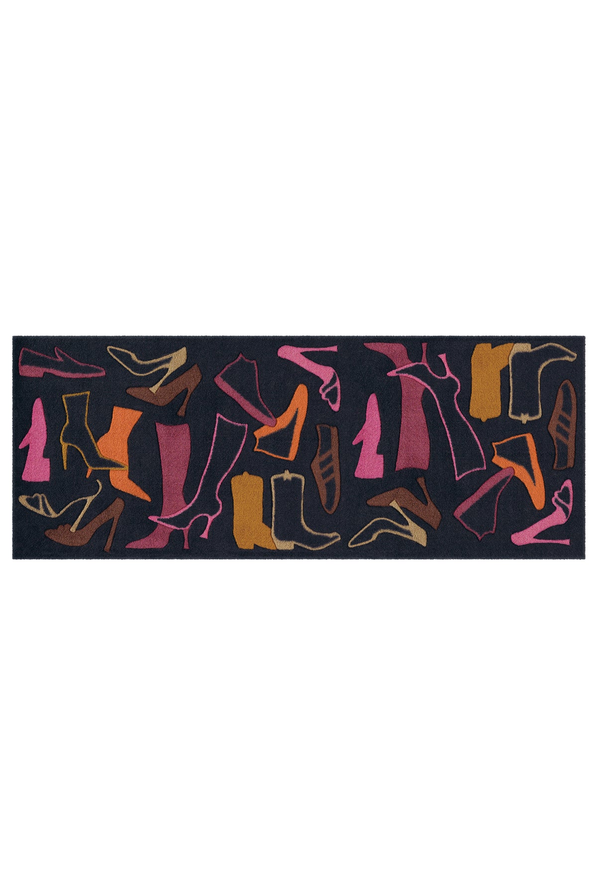 Living Mat 17 Braun / Violett / Orange