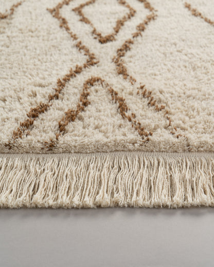 Alena 125 Creme/Braun 120 x 170 cm