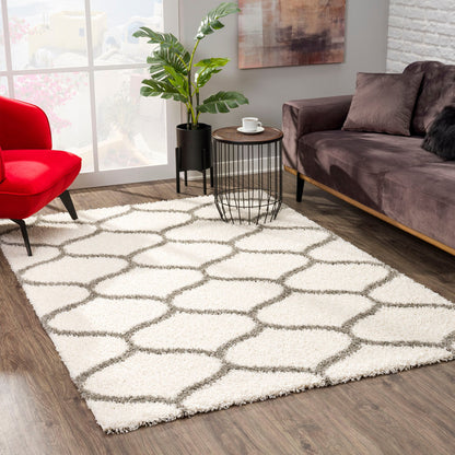 Madrid Creme – Hochflor Teppich
