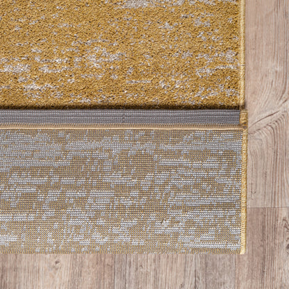 Teppich Oslo 9605 Gold | Moderner Kurzflor