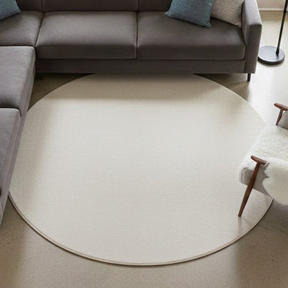 Hochflor Teppich Cozy Waschbar 80 60 Cream – Rund