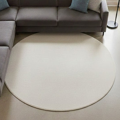 Hochflor Teppich Cozy Waschbar 80 60 Cream – Rund