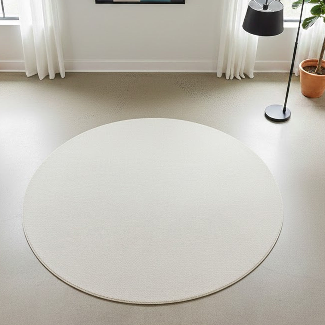 Hochflor Teppich Cozy Waschbar 80 60 Cream – Rund