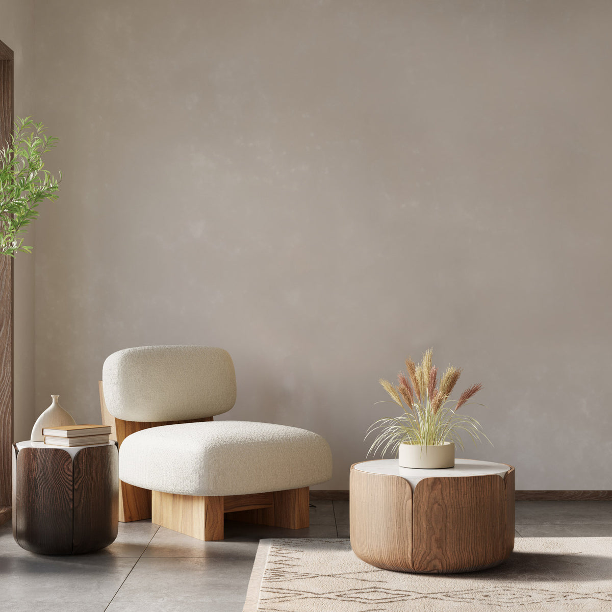 Alena 125 Creme/Braun 120 x 170 cm