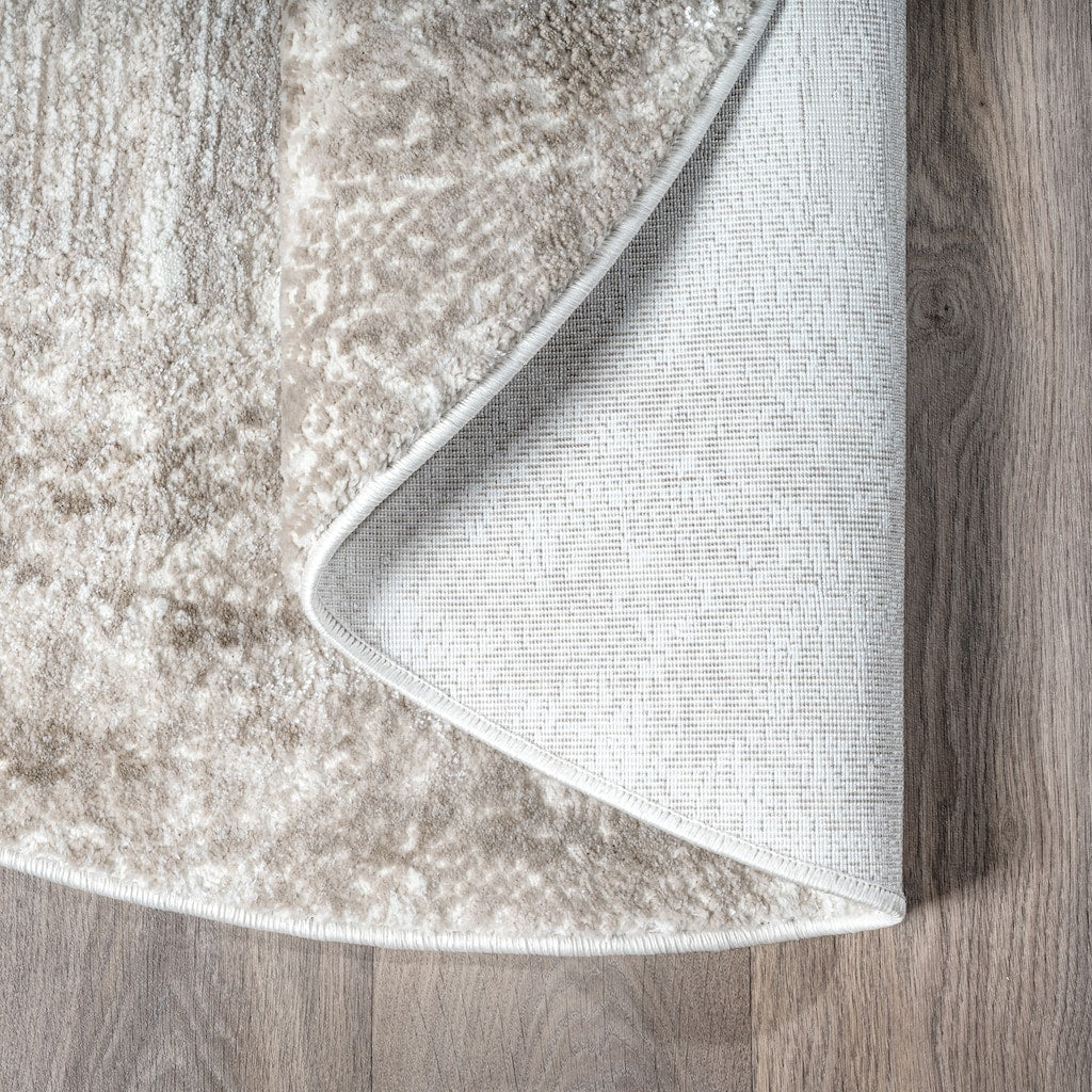 Harmony | Beige | Kurzflorteppich | rund