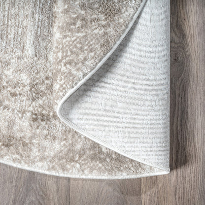 Harmony | Beige | Kurzflorteppich | rund