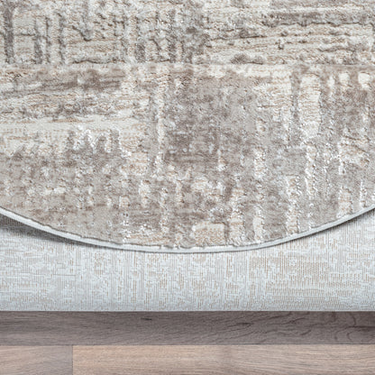 Harmony | Beige | Kurzflorteppich | rund