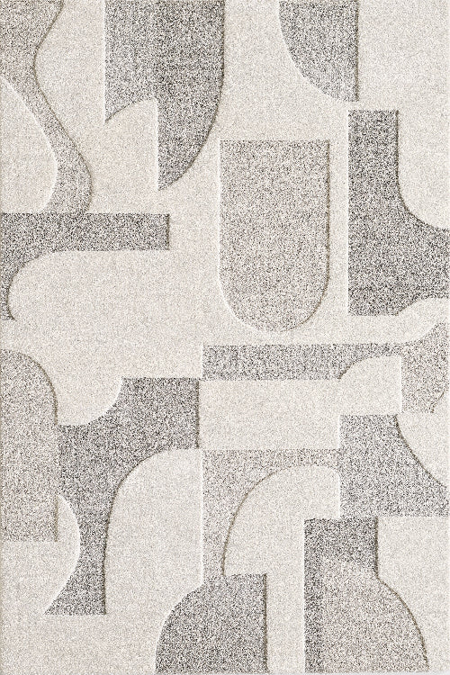 Elio Designer Teppich Hoch- Tief Effekt, 2260 160-Cream