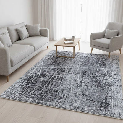 Elis Plus Waschbarer Teppich 6500 95-Grey