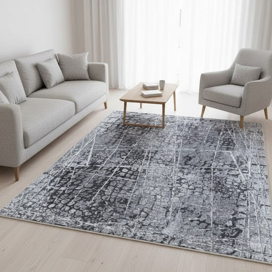 Elis Plus Waschbarer Teppich 6500 95-Grey