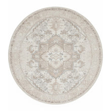 Bild im Galerie-Viewer laden (Flachgewebe Teppich Elis Premium 6601 70 Beige – Rund)