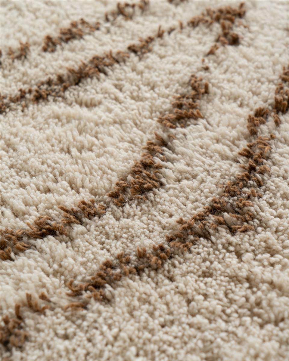 Alena 125 Creme/Braun 120 x 170 cm