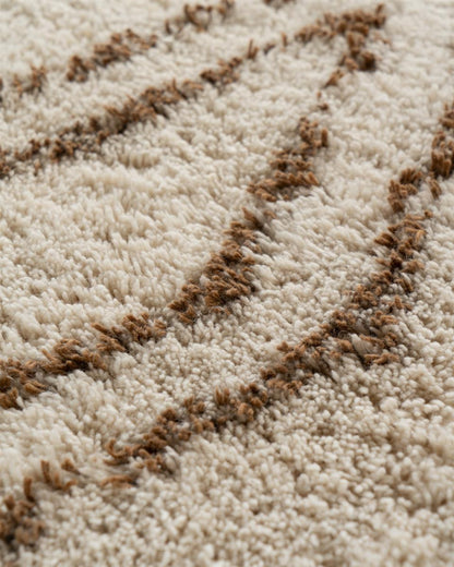 Alena 125 Creme/Braun 120 x 170 cm
