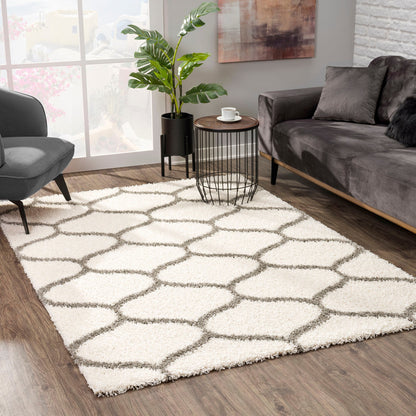 Madrid Creme – Hochflor Teppich