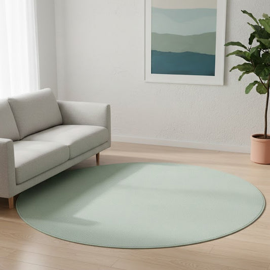 Hochflorteppich Focus 47 40 Green – Rund