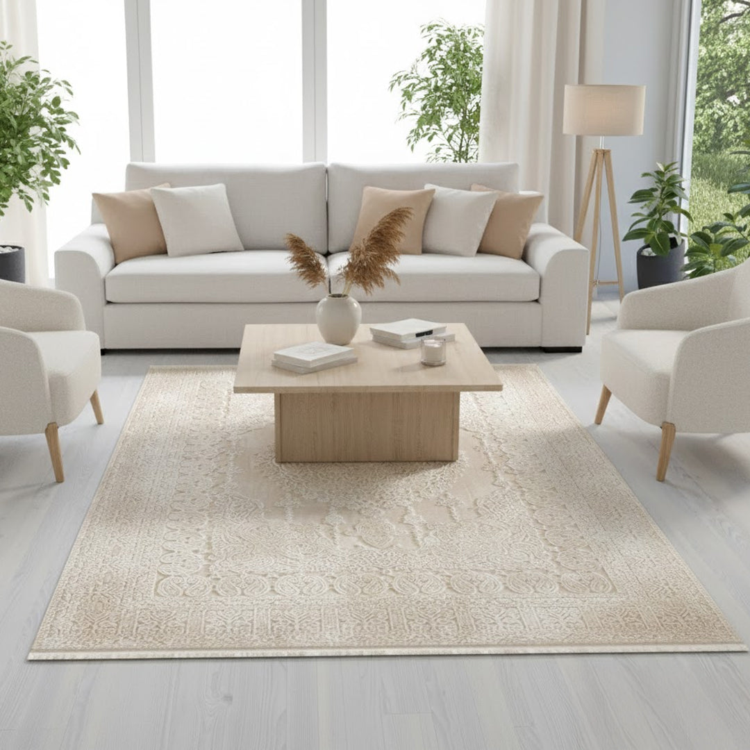 Teppich Günce  Pink | Orientalischer Acrylteppich