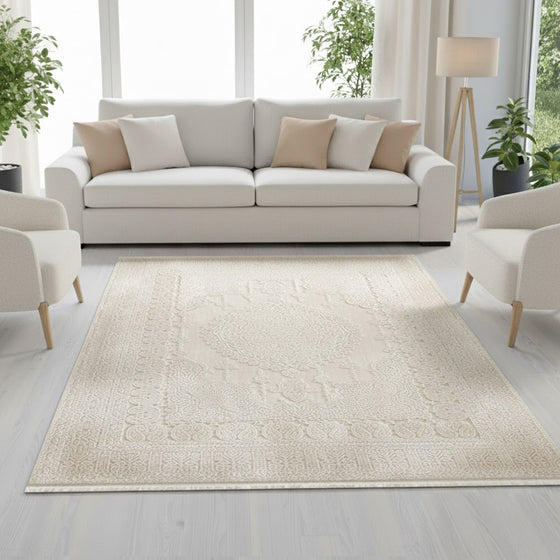 Teppich Günce  Pink | Orientalischer Acrylteppich