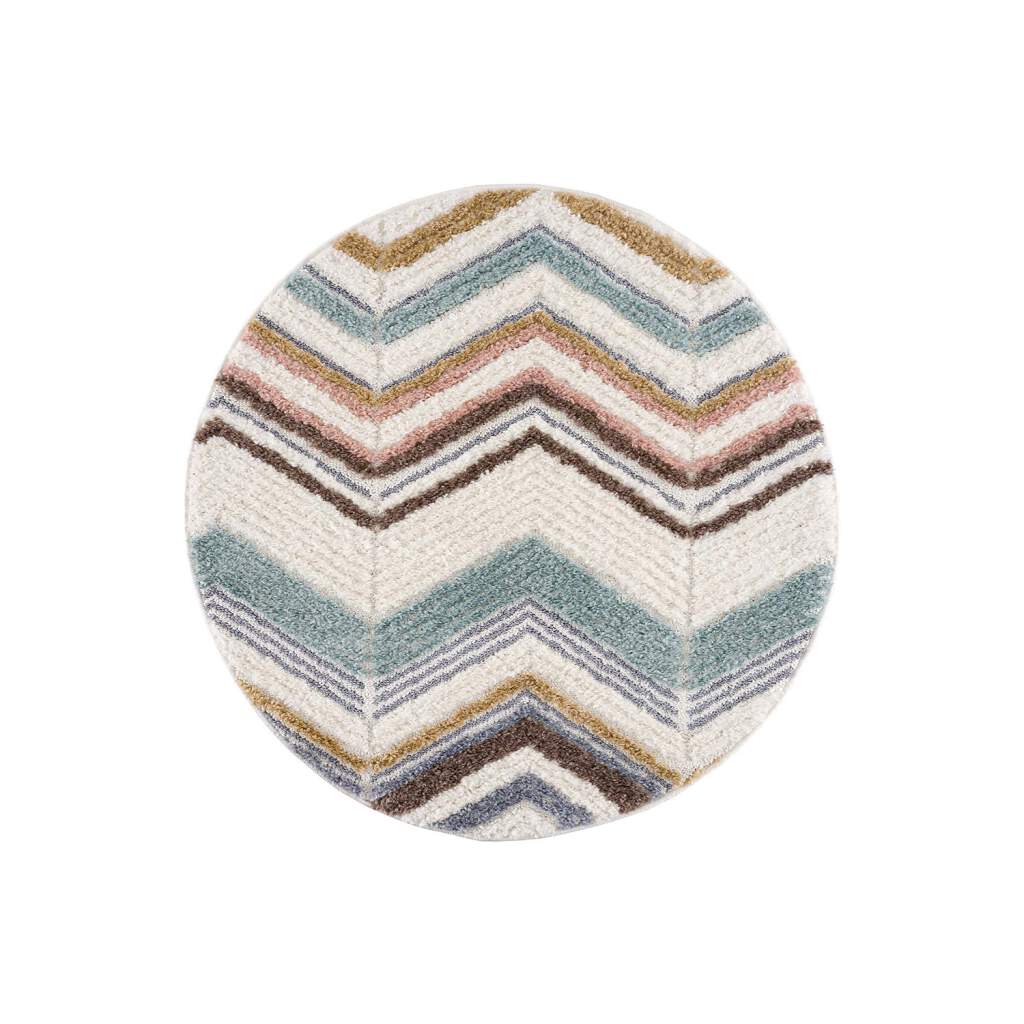 Hochflor Teppich Focus 3009 Multi – Rund