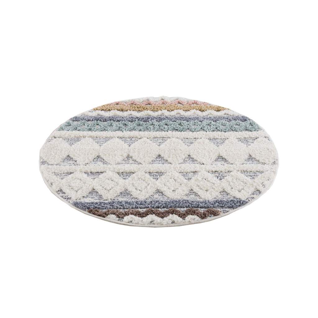 Hochflor Teppich Focus 3013 Multi – Rund