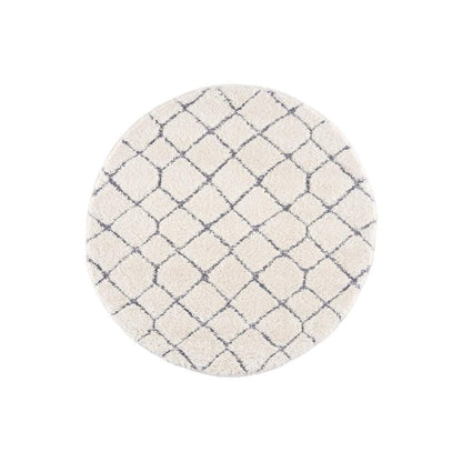 Hochflor Teppich Focus 4499 Creme – Rund