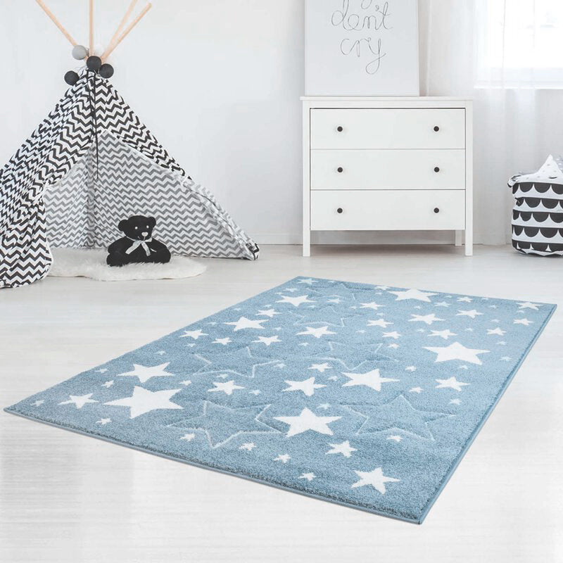 Kinderteppich Sterne Bueno 1325 Blue