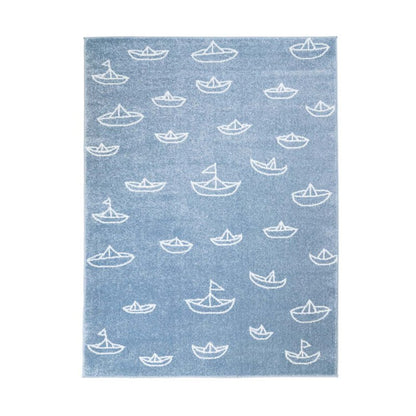 Kinderteppich Mond Bueno 1457 Blau