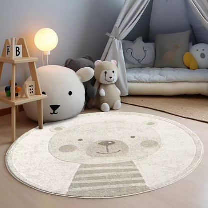 Kinderteppich Mara 710 Creme – Rund