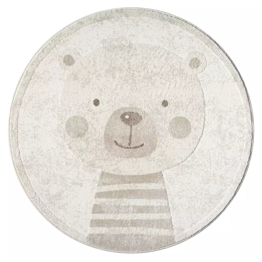 Kinderteppich Mara 710 Creme – Rund