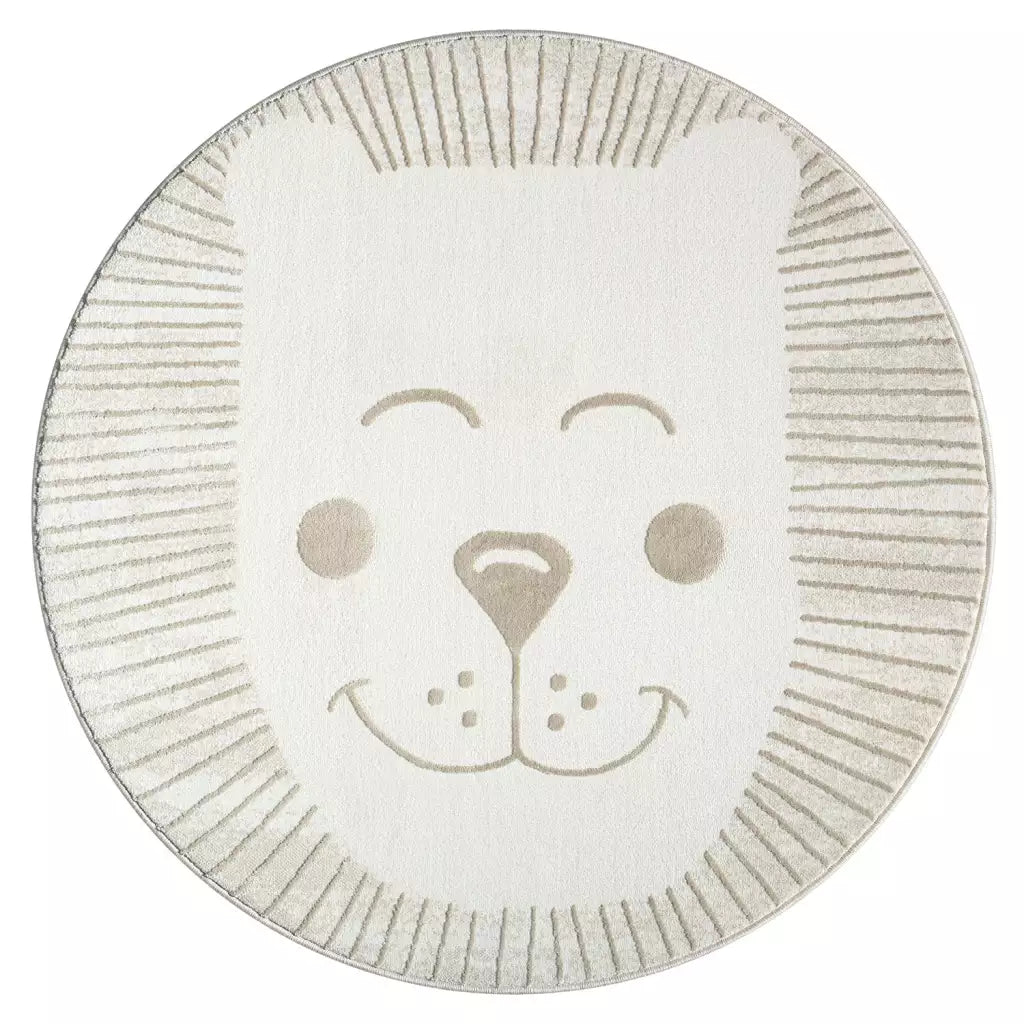 Kinderteppich Mara 714 Creme – Rund