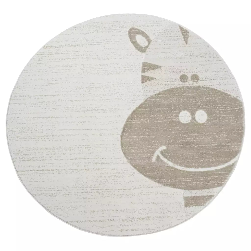 Kinderteppich Mara 715 Creme – Rund