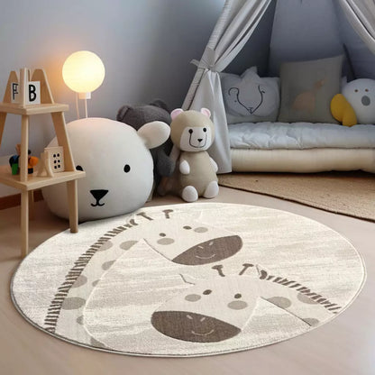 Kinderteppich Mara 719 Creme – Rund