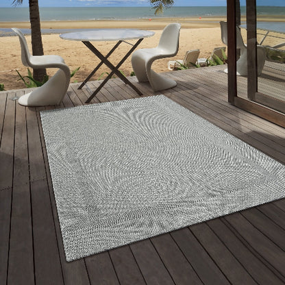 Indoor & Outdoor Kurzflorteppich Grey– Maestro