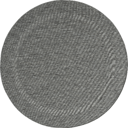 Runder Indoor & Outdoor Kurzflorteppich Grey – Maestro