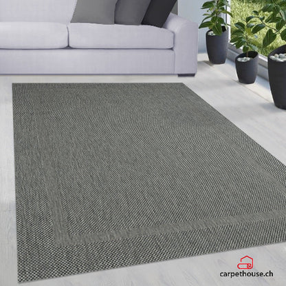 Indoor & Outdoor Kurzflorteppich Grey – Maestro