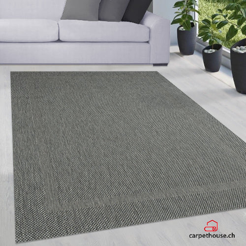 Indoor & Outdoor Kurzflorteppich Grey – Maestro
