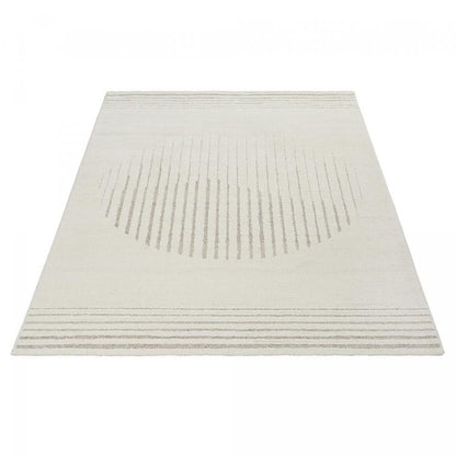 Elio Designer Teppich | Cream | Kurzflorteppich