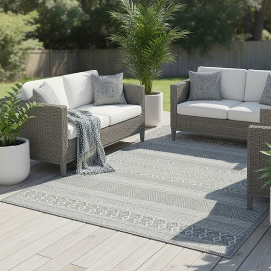 Teppich, Ottowa In-/Outdoor 22565 95-Grey