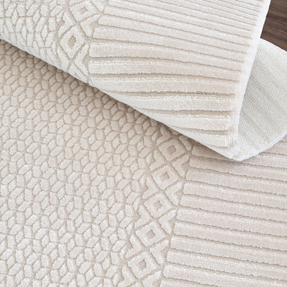 Nepal Beige – Eleganter Acryl Teppich