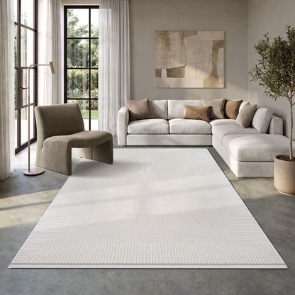 Nepal Creme – Eleganter Acryl Teppich
